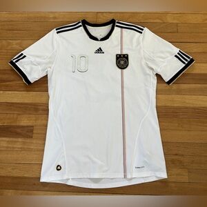 Adidas Climate Cool Deutscher Fussball-bund Soccer 2010 XL Jersey Podolski P2-15